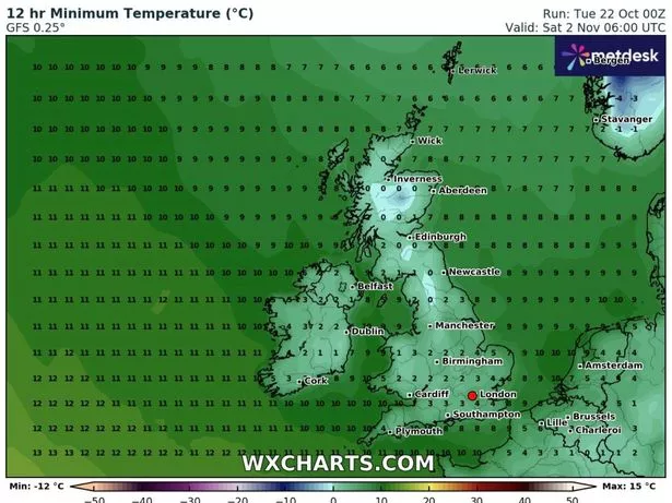 随着天气突然变冷，降雪将袭击英国——参见完整的地区列表